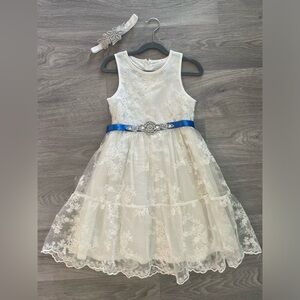 Flower Girl Dress w/ Headband